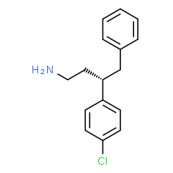 ChemSpider 2D Image | (3S)-3-(4-Chlorophenyl)-4-phenyl-1-butanamine | C16H18ClN