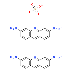 ChemSpider 2D Image | Proflavine hemisulfate | C26H24N6O4S