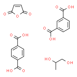 ChemSpider 2D Image | furan-2,5-dione; isophthalic acid; propane-1,2-diol; terephthalic acid | C23H22O13