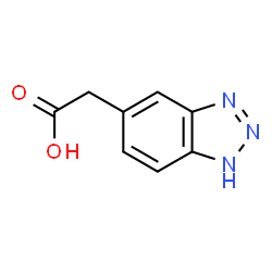 ChemSpider 2D Image | 1H-Benzotriazol-5-ylacetic acid | C8H7N3O2