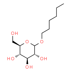 ChemSpider 2D Image | hexyl D-glucoside | C12H24O6