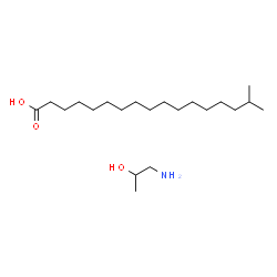 ChemSpider 2D Image | 16-Methylheptadecanoic acid - 1-amino-2-propanol (1:1) | C21H45NO3
