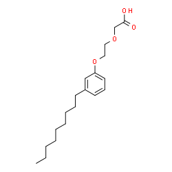 ChemSpider 2D Image | [2-(3-Nonylphenoxy)ethoxy]acetic acid | C19H30O4