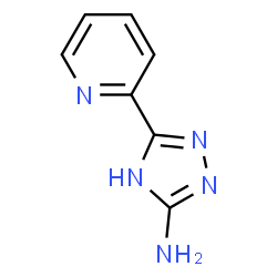ChemSpider 2D Image | 3-(2-Pyridinyl)-1H-1,2,4-triazol-5-amine | C7H7N5