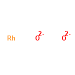 InChI=1/2O.Rh/q2*-2;+4