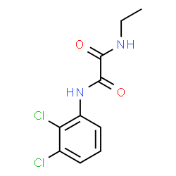 ChemSpider 2D Image | N-(2,3-Dichlorophenyl)-N'-ethylethanediamide | C10H10Cl2N2O2