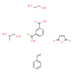ChemSpider 2D Image | ethylene glycol; furan-2,5-dione; isophthalic acid; propane-1,2-diol; styrene | C25H30O11