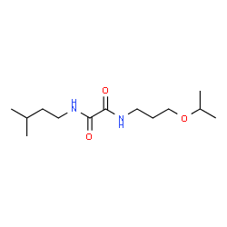 ChemSpider 2D Image | N-(3-Isopropoxypropyl)-N'-(3-methylbutyl)ethanediamide | C13H26N2O3