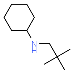 ChemSpider 2D Image | N-(2,2-Dimethylpropyl)cyclohexanamine | C11H23N