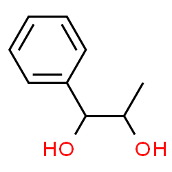 ChemSpider 2D Image | 1-Phenyl-1,2-propanediol | C9H12O2