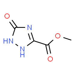 ChemSpider 2D Image | Methyl 5-Hydroxy-1H-1,2,4-Triazole-3-Carboxylate | C4H5N3O3