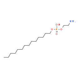 ChemSpider 2D Image | 2-Aminoethyl tetradecyl hydrogen phosphate | C16H36NO4P