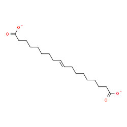 ChemSpider 2D Image | (9E)-9-Octadecenedioate | C18H30O4