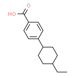 ChemSpider 2D Image | 4-(4-Ethylcyclohexyl)benzoic acid | C15H20O2