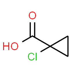 ChemSpider 2D Image | 1-Chlorocyclopropanecarboxylic acid | C4H5ClO2