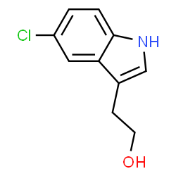 ChemSpider 2D Image | 5-Chlorotryptophol | C10H10ClNO