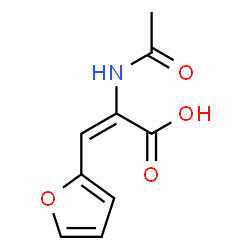 ChemSpider 2D Image | (2E)-2-Acetamido-3-(2-furyl)acrylic acid | C9H9NO4