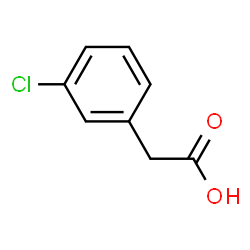 ChemSpider 2D Image | 3-Chlorophenylacetic acid | C8H7ClO2