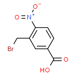 ChemSpider 2D Image | 3-Bromomethyl-4-nitro-benzoic acid | C8H6BrNO4