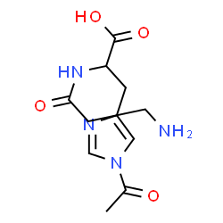 ChemSpider 2D Image | N-acetylcarnosine | C11H16N4O4
