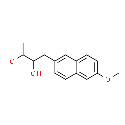 ChemSpider 2D Image | 1-(6-Methoxy-2-naphthyl)-2,3-butanediol | C15H18O3