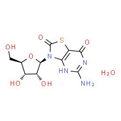 ChemSpider 2D Image | Isatoribine | C10H14N4O7S