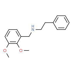 ChemSpider 2D Image | (2,3-Dimethoxy-benzyl)-phenethyl-amine | C17H21NO2