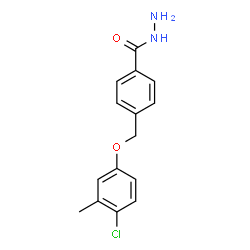 ChemSpider 2D Image | 4-(4-CHLORO-3-METHYLPHENOXYMETHYL)BENZOHYDRAZIDE | C15H15ClN2O2