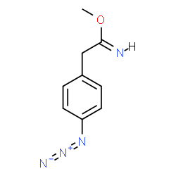 ChemSpider 2D Image | Methyl (1Z)-2-(4-azidophenyl)ethanimidate | C9H10N4O