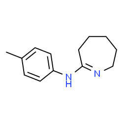 ChemSpider 2D Image | N-(4-Methylphenyl)-3,4,5,6-tetrahydro-2H-azepin-7-amine | C13H18N2