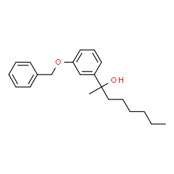 ChemSpider 2D Image | 2-(3-Benzyloxyphenyl)octan-2-ol | C21H28O2