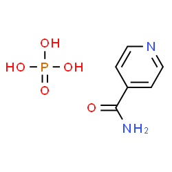 ChemSpider 2D Image | Isonicotinamide phosphate (1:1) | C6H9N2O5P