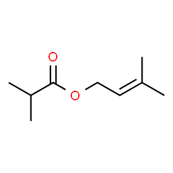 ChemSpider 2D Image | 3-Methyl-2-buten-1-yl 2-methylpropanoate | C9H16O2