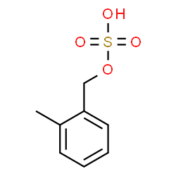 ChemSpider 2D Image | 2-Methylbenzyl hydrogen sulfate | C8H10O4S