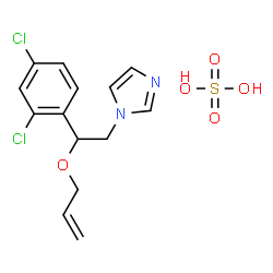 ChemSpider 2D Image | Imazalil sulfate | C14H16Cl2N2O5S
