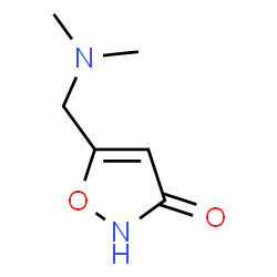 ChemSpider 2D Image | 5-[(Dimethylamino)methyl]-3(2H)-isoxazolone | C6H10N2O2