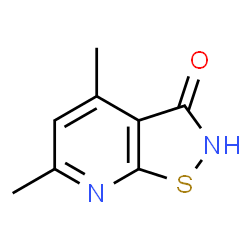 ChemSpider 2D Image | 4,6-dimethylisothiazolo[5,4-b]pyridin-3(2H)-one | C8H8N2OS