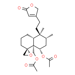 ChemSpider 2D Image | ajugarin I | C24H34O7