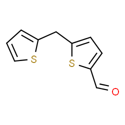 ChemSpider 2D Image | 5-(2-Thienylmethyl)-2-thiophenecarbaldehyde | C10H8OS2
