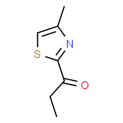 ChemSpider 2D Image | 4-METHYL-2-PROPIONYLTHIAZOLE | C7H9NOS