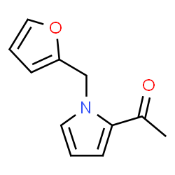 ChemSpider 2D Image | 2-Acetyl-1-furfurylpyrrole | C11H11NO2