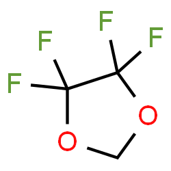 ChemSpider 2D Image | 4,4,5,5-Tetrafluoro-1,3-dioxolane | C3H2F4O2