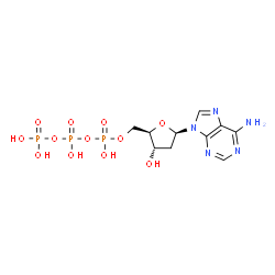 ChemSpider 2D Image | Deoxyadenosine triphosphate | C10H16N5O12P3