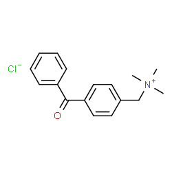 ChemSpider 2D Image | (4-Benzoylbenzyl)trimethylammonium chloride | C17H20ClNO