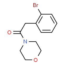 ChemSpider 2D Image | 4-[(2-bromophenyl)acetyl]morpholine | C12H14BrNO2