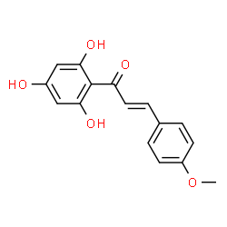ChemSpider 2D Image | (2E)-3-(4-Methoxyphenyl)-1-(2,4,6-trihydroxyphenyl)-2-propen-1-one | C16H14O5