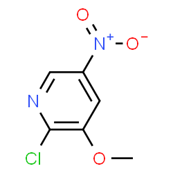 ChemSpider 2D Image | 2-Chloro-3-methoxy-5-nitropyridine | C6H5ClN2O3