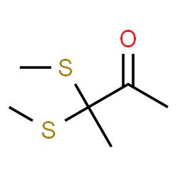 ChemSpider 2D Image | 3,3-Bis(methylthio)-2-butanone | C6H12OS2