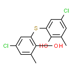 ChemSpider 2D Image | 6,6'-Thiobis(4-chloro-o-cresol) | C14H12Cl2O2S