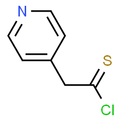 ChemSpider 2D Image | 4-Pyridinylethanethioyl chloride | C7H6ClNS